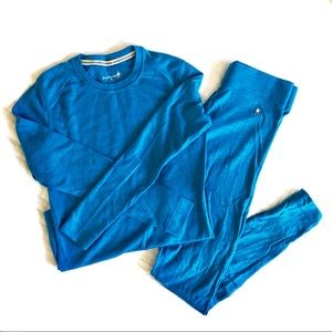 Smartwool midweight merino top&bottom baselayer